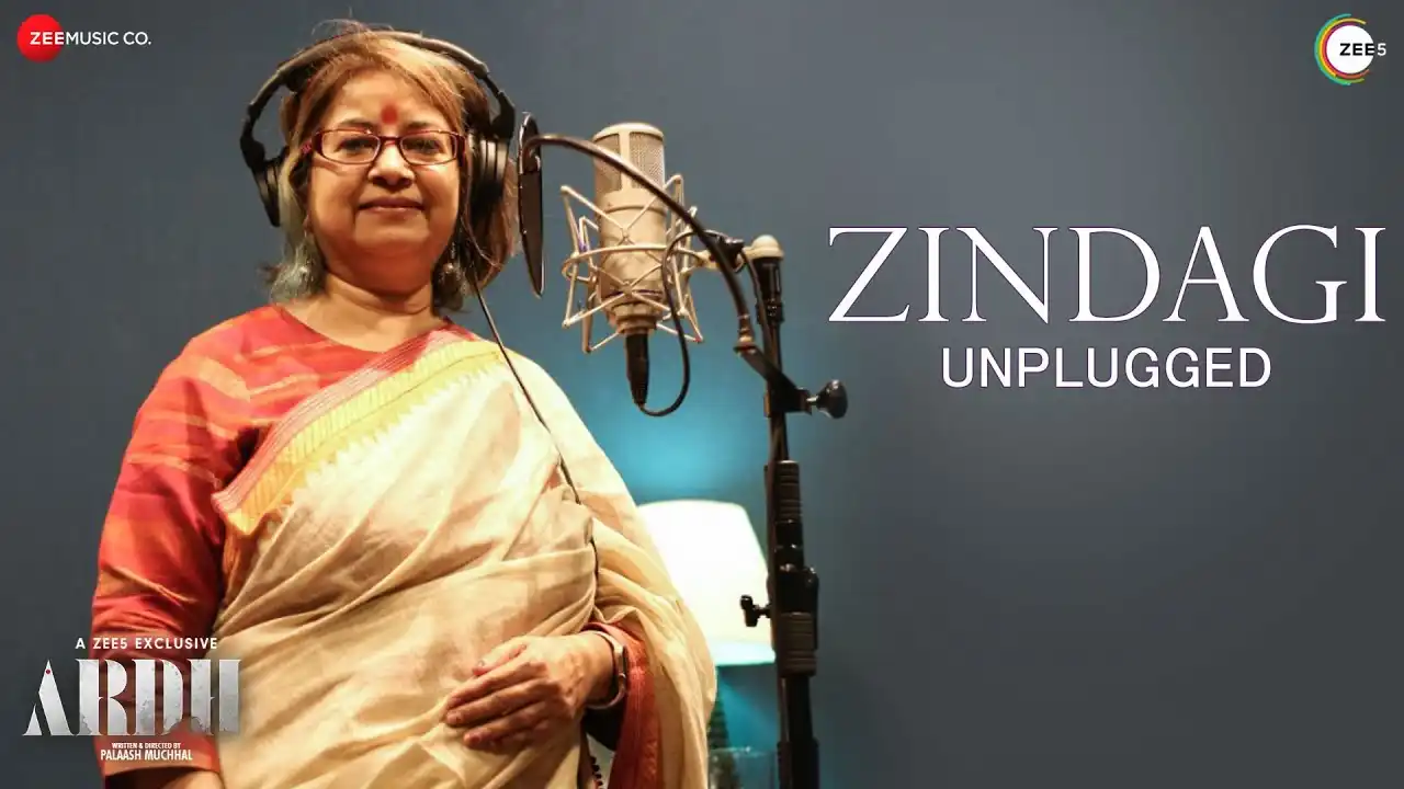 Laayegi Tu Khushi Yeh Kaha Tha Ab Nibha Le Zindagi Tera Vaada - Unplugged Song Poster from Ardh