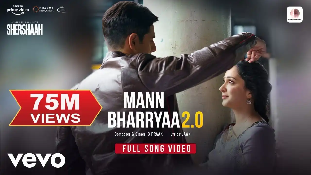Mann Bharyaa 2.0 Song Poster from Shershaah