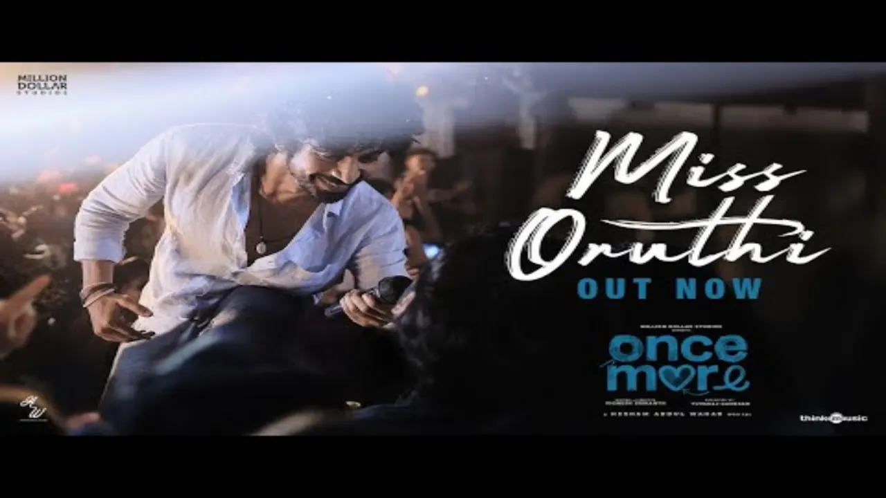 Miss Oruthi Song Poster from Once More