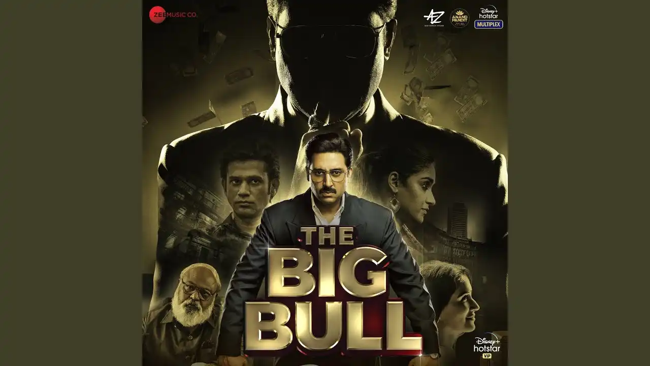 Paise Ka Nasha Song Poster from The Big Bull