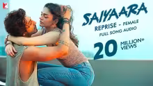Saiyaara Reprise - Female Song Poster from Saiyaara