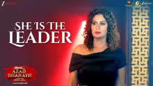 She Is The Leader Song Poster from Azad Bharath