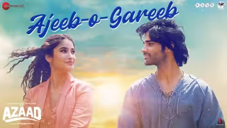 Ajeeb O Gareeb Song Poster from Azaad