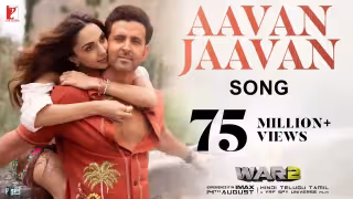 Aavan Jaavan Song Poster from War 2