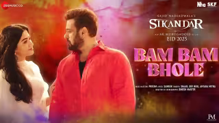 Bam Bam Bhole Song Poster from Sikandar