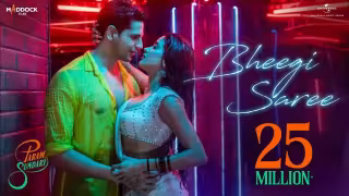 Bheegi Saree Song Poster from Param Sundari