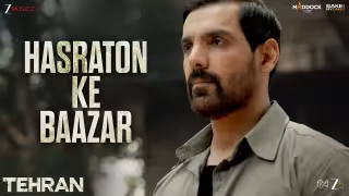 Hasraton Ke Baazar Song Poster from Tehran