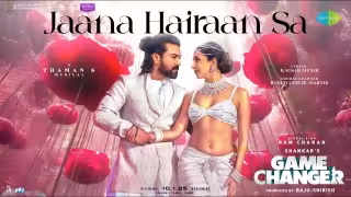 Jaana Hairaan Sa Song Poster from Game Changer