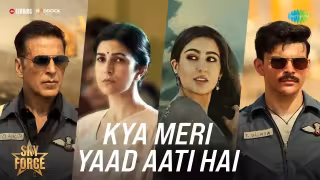 Kya Meri Yaad Aati Hai Song Poster from Sky Force