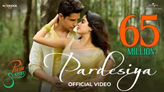 Pardesiya Song Poster from Param Sundari