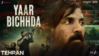 Yaar Bichhda - Male Version Song Poster from Tehran
