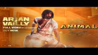 Arjan Vailly - Film Version Song Poster from Animal