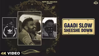 Gaadi Slow Sheeshe Down Song Poster from Baaghi