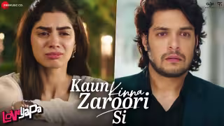 Kaun Kinna Zaroori Si Song Poster from Loveyapa