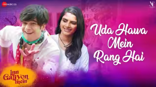 Uda Hawa Mein Rang Hai Song Poster from Inn Galiyon Mein