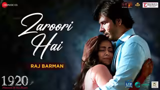 Zaroori Hai - Raj Barman Version Song Poster from 1920 Horrors of the Heart