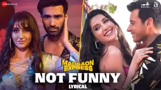 Not Funny Song Poster from Madgaon Express