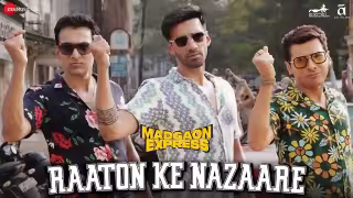 Raaton Ke Nazaare Song Poster from Madgaon Express