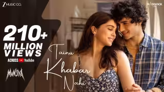 Tainu Khabar Nahi Song Poster from Munjya