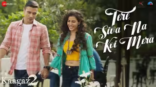 Tere Siva Na Koi Mera Song Poster from Kaagaz 2