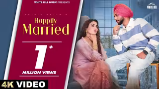 Happily Married Song Poster from White Hill Music - Satbir Aujla