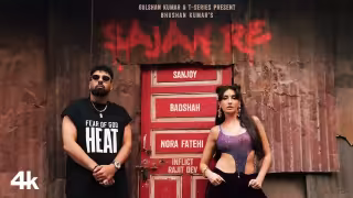Jaa Re Sajan Re Jaa Song Poster from T-Series - Badshah, Nora Fatehi