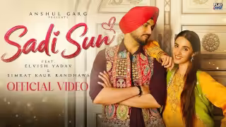 Elvish Yadav, Simrat Kaur - Sadi Sun Song Poster from Play DMF