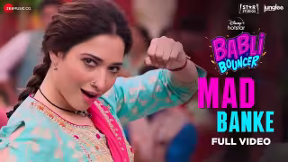 Main Nachi Billo Mad Banke Song Poster from Babli Bouncer